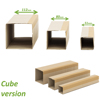 cardboard tubing on a roll cube - Thumbnail