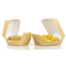 clamshell burger boxes with pie and chips  - Small