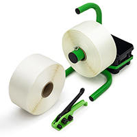 Corded polyester strapping kits