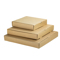 closed pizza boxes stacked in size order - Small