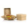 premium burger boxes with one burger open and closed - Thumbnail