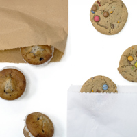 strung paper bags carousel - Medium