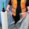 top sheet dispenser in use - Small