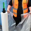top sheet dispenser in use - Thumbnail
