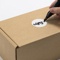 white circle labels ink stamp - Small
